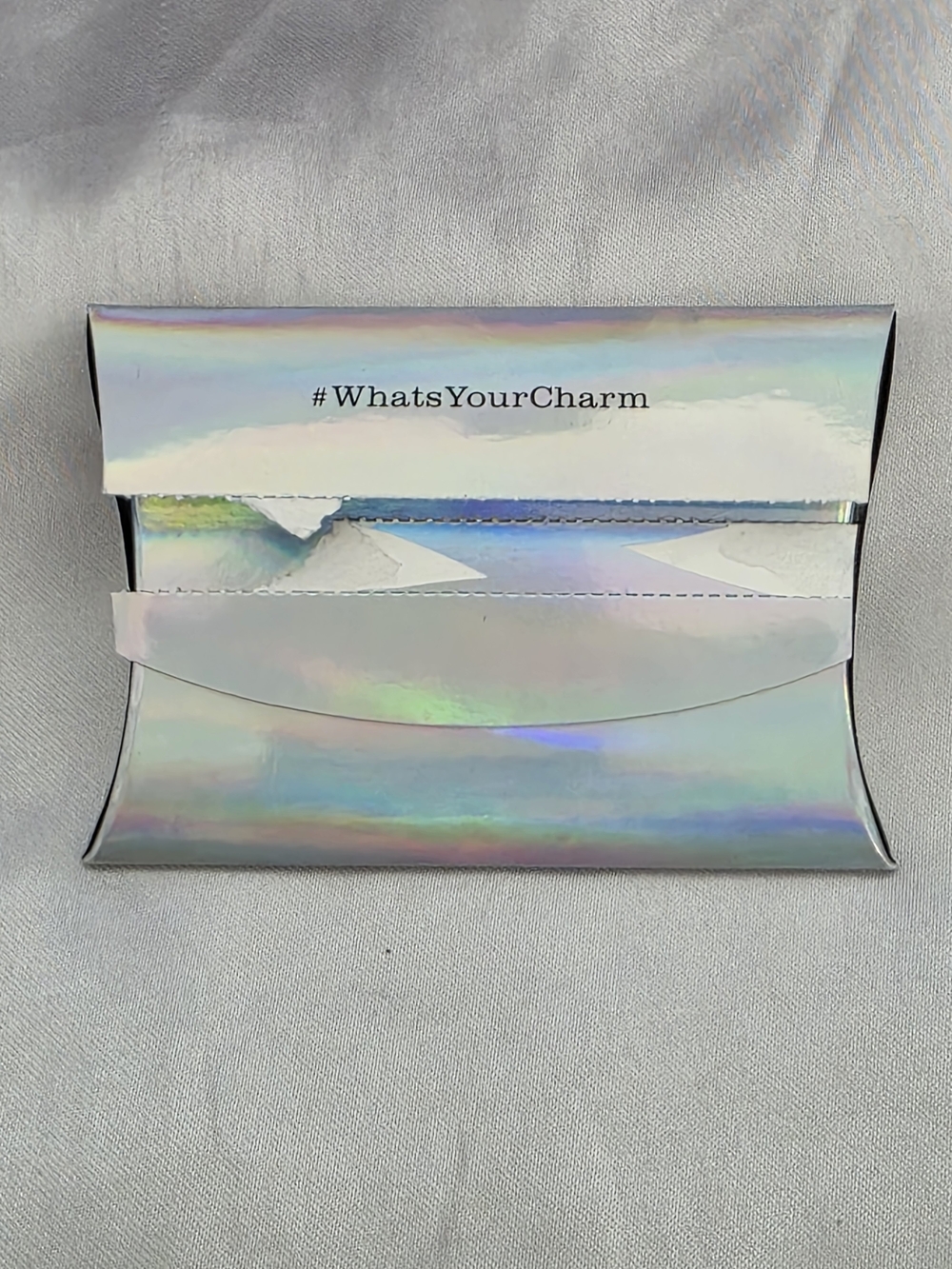 RARE Coach Iridescent Feather Charm Keychain DK-37296 - Picture 7 of 7